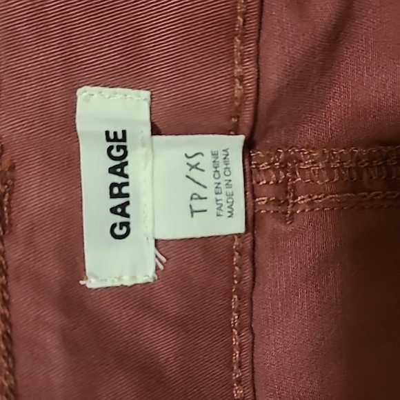 Garage mini Button down skirts, burgundy, XS - Picture 5 of 6